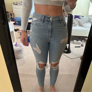 Abercrombie and Fitch Curve Love The Super Skinny High Rise Jean